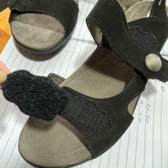 MEPHISTO Black Women’s Sandals Sz 37 EU (6.5 US) - Picture 5 of 11